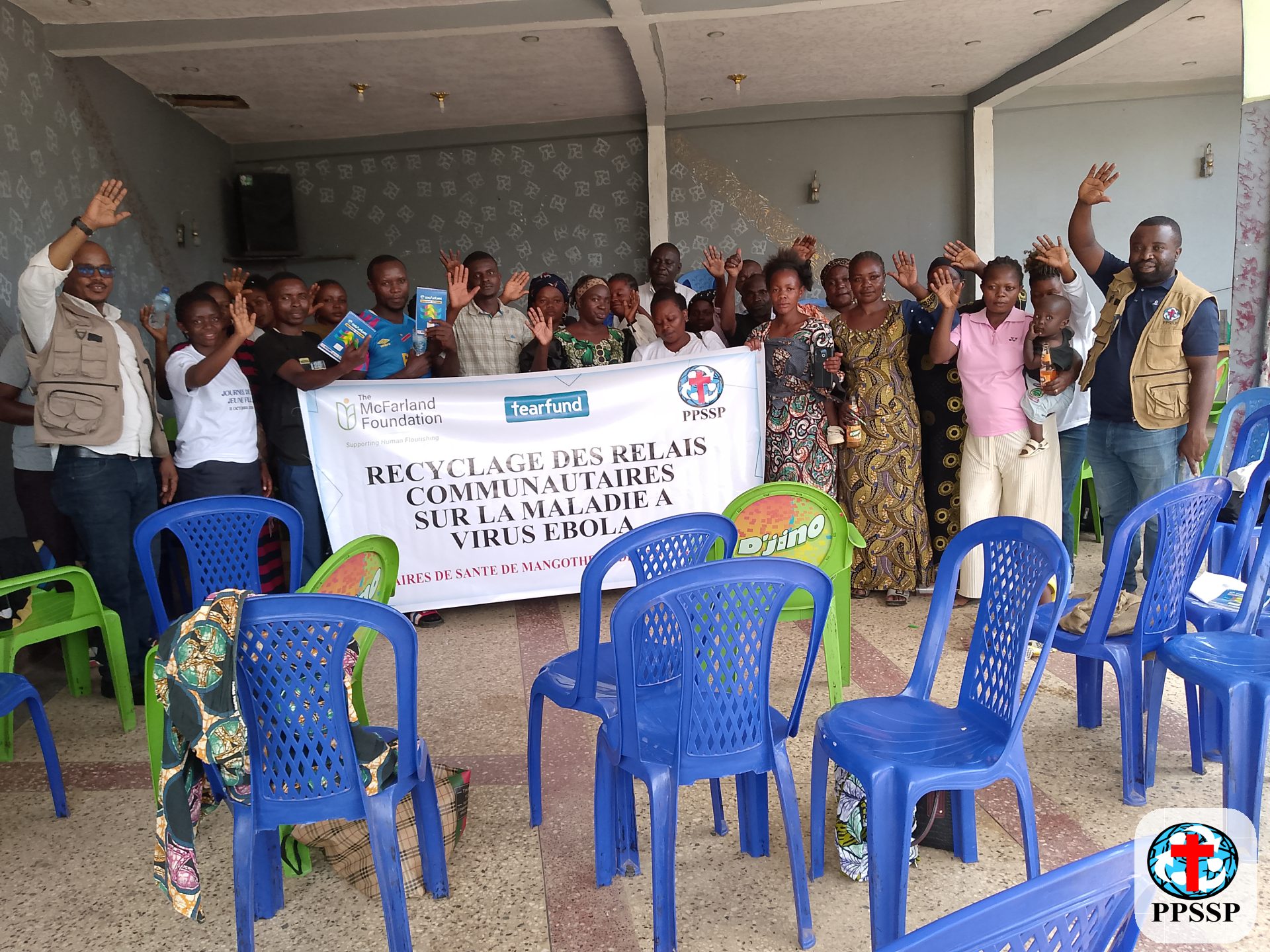 Riposte contre Ébola à Beni : Grâce au financement de la Fondation McFarland via Tearfund, le PPSSP réarme les Relais Communautaires de Mangothe et Benengule